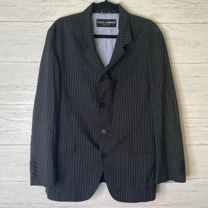 Dolce & Gabbana vintage pinstripe men’s blazer